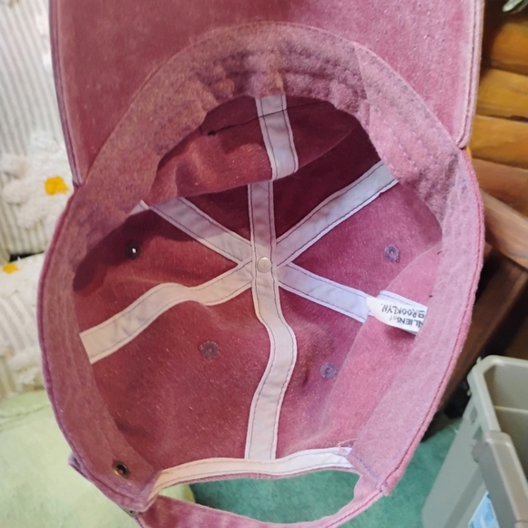 aliens of brooklyn maroon "SAVAGE" baseball hat w/ adjustable backing one size f - Picture 9 of 9